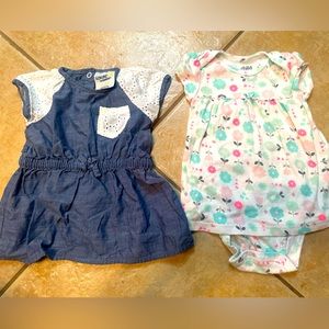 Baby girl 3-6 month Dress Bundle